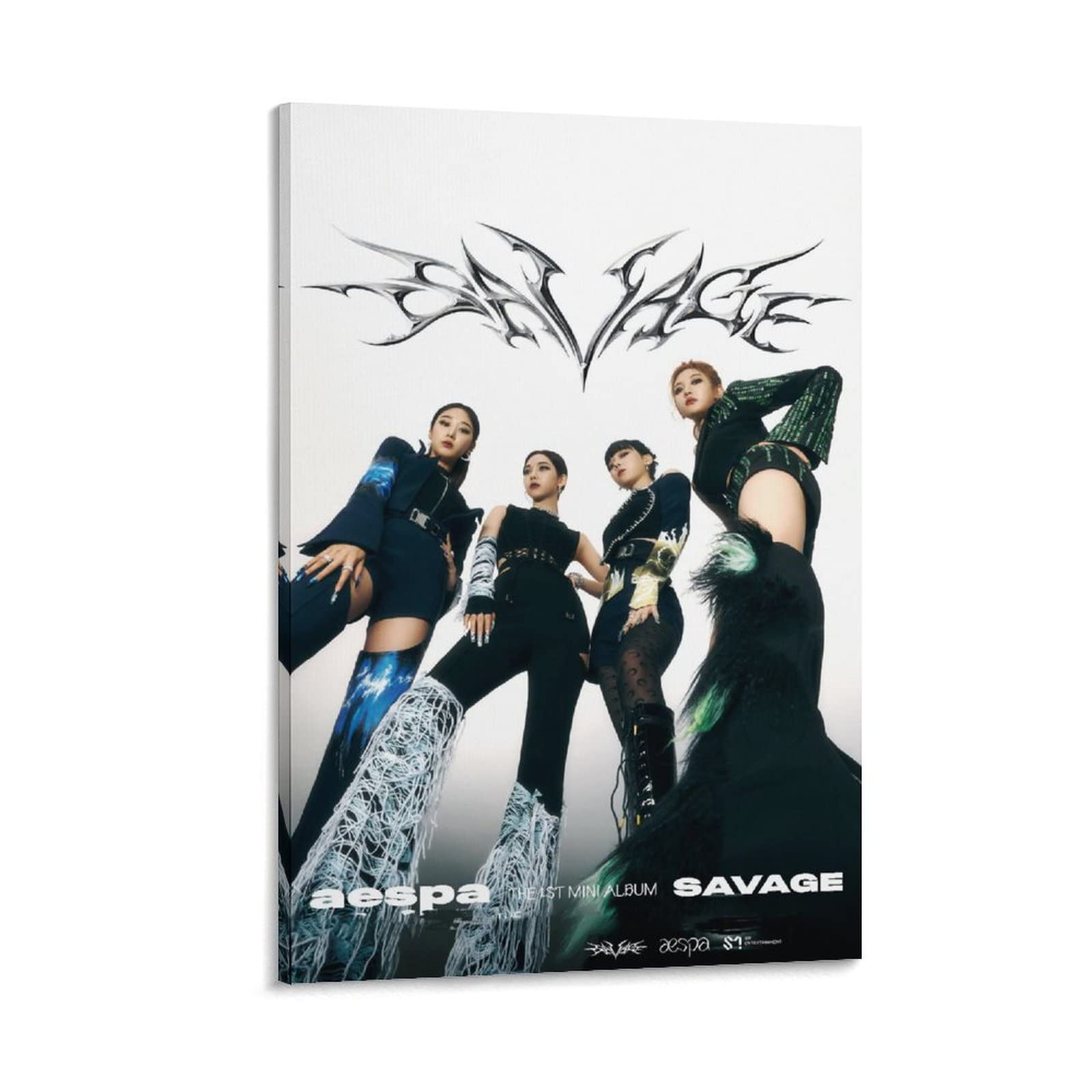 Amazon.co.jp: Aespa エスパ Savage Hallucination Mambaキャンバス